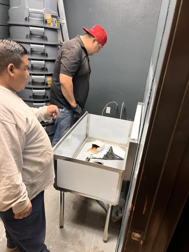 Commercial plumbing and sink installation in Bayou Club